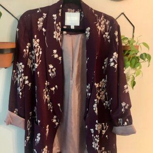 Oversized Blazer Floral